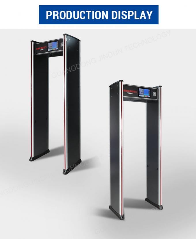 Puerta infrarroja de la exploración de la temperatura de la cámara de la toma de imágenes térmica del recorrido con alarma de la voz