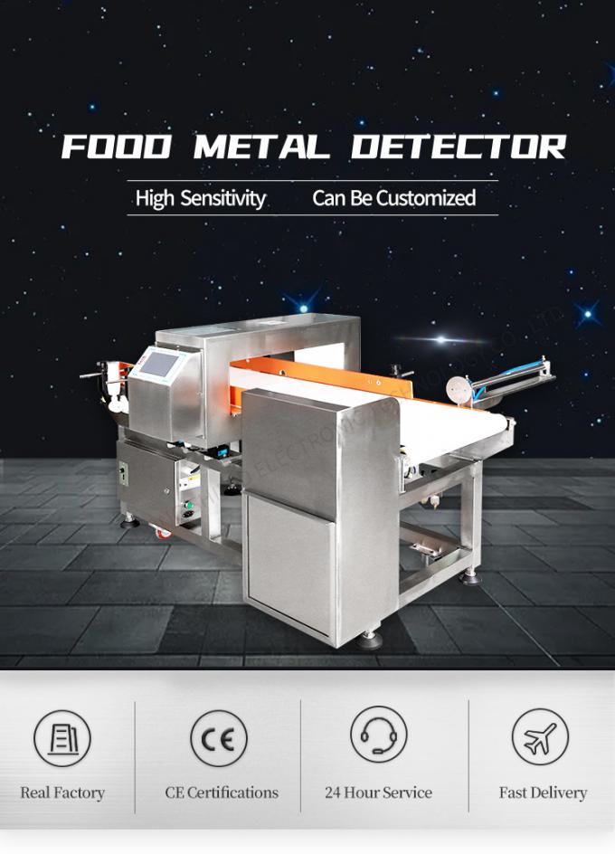  Máquina barata del detector de metales de la banda transportadora del precio para la comida con rechazo automático del empujador