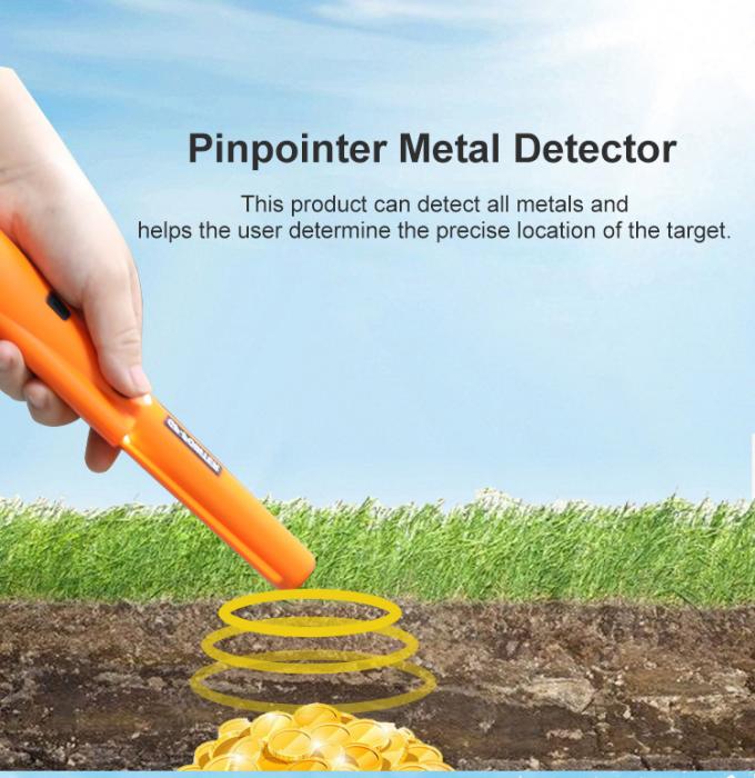 Oro de mano portátil que caza el detector de metales básico subterráneo del señalador del detector de metales