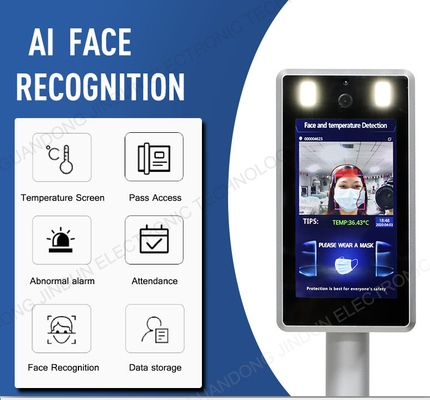 Security Face Temperature Detector Recognition Access Control