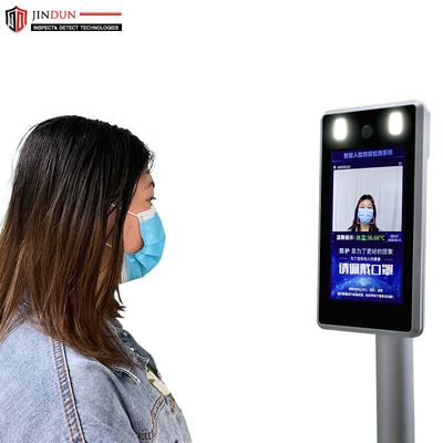 Control de acceso del reconocimiento del detector de la temperatura de la cara de la seguridad
